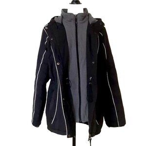 GEORGE CLASSICS  SKI/SNOWBOARDING JACKET FLEECE LINED SIZE MEDIUM